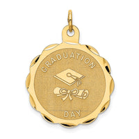 Load image into Gallery viewer, 14k GRADUATION DAY with Diploma Charm
