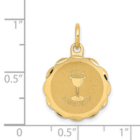 Load image into Gallery viewer, 14k Holy Communion Disc Charm
