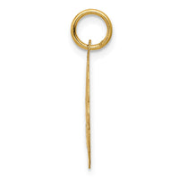 Load image into Gallery viewer, 14K Polished Satin Engraveable HAPPY BIRTHDAY Charm
