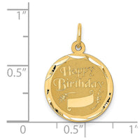Load image into Gallery viewer, 14K HAPPY BIRTHDAY Charm
