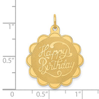 Load image into Gallery viewer, 14K HAPPY BIRTHDAY Charm
