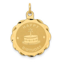 Load image into Gallery viewer, 14K HAPPY BIRTHDAY Charm
