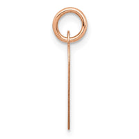 Load image into Gallery viewer, 14K Rose Polished Heart Shaped Disc Pendant
