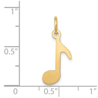Load image into Gallery viewer, 14k Polished Musical Note Charm

