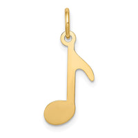 Load image into Gallery viewer, 14k Polished Musical Note Charm
