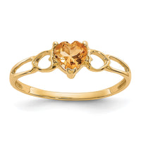 Load image into Gallery viewer, 14k Citrine Birthstone Ring
