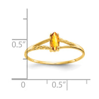 Load image into Gallery viewer, 14k Citrine Birthstone Ring
