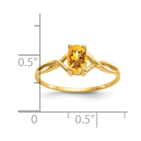 Load image into Gallery viewer, 14k Citrine Birthstone Ring
