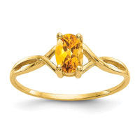 Load image into Gallery viewer, 14k Citrine Birthstone Ring
