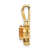 Load image into Gallery viewer, 14k Citrine and Diamond Pendant
