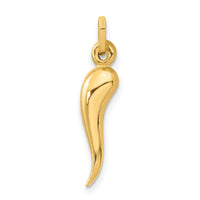 Load image into Gallery viewer, 14k 3D Italian Horn Charm
