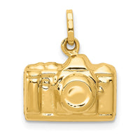 Load image into Gallery viewer, 14k 3-D Polished Camera Charm
