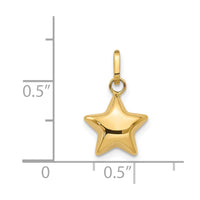 Load image into Gallery viewer, 14k 3D Puffed Star Charm
