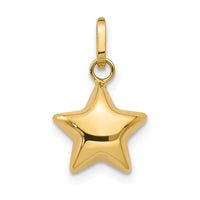 Load image into Gallery viewer, 14k 3D Puffed Star Charm

