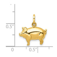 Load image into Gallery viewer, 14k Pig Charm
