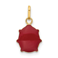 Load image into Gallery viewer, 14k Red Enameled Ladybug Charm
