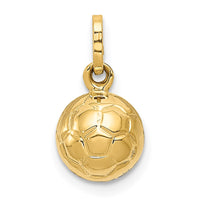 Load image into Gallery viewer, 14k 3-D Soccer Ball Charm
