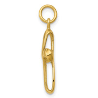 Load image into Gallery viewer, 14k Polished Cross Charm
