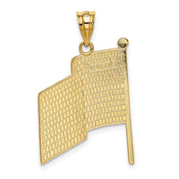 Load image into Gallery viewer, 14k Enameled Flag Pendant

