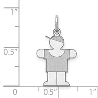 Load image into Gallery viewer, 14k White Gold Kid Charm
