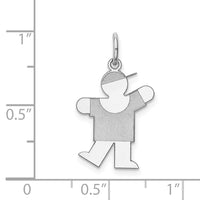 Load image into Gallery viewer, 14k White Gold Kid Charm
