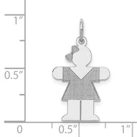Load image into Gallery viewer, 14k White Gold Kid Charm
