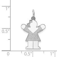 Load image into Gallery viewer, 14k White Gold Kid Charm
