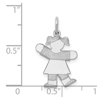 Load image into Gallery viewer, 14k White Gold Kid Charm
