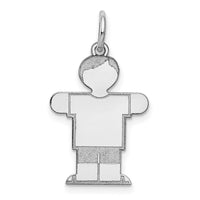 Load image into Gallery viewer, 14k White Gold Kid Charm
