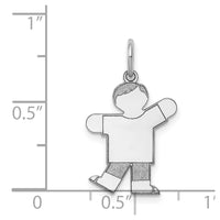 Load image into Gallery viewer, 14k White Gold Kid Charm

