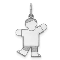 Load image into Gallery viewer, 14k White Gold Kid Charm

