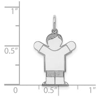 Load image into Gallery viewer, 14k White Gold Kid Charm
