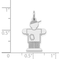 Load image into Gallery viewer, 14k White Gold Kid Charm
