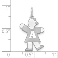 Load image into Gallery viewer, 14k White Gold Kid Charm
