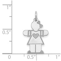 Load image into Gallery viewer, 14k White Gold Kid Charm

