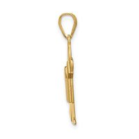 Load image into Gallery viewer, 14k Solid Satin Engravable Boy Charm
