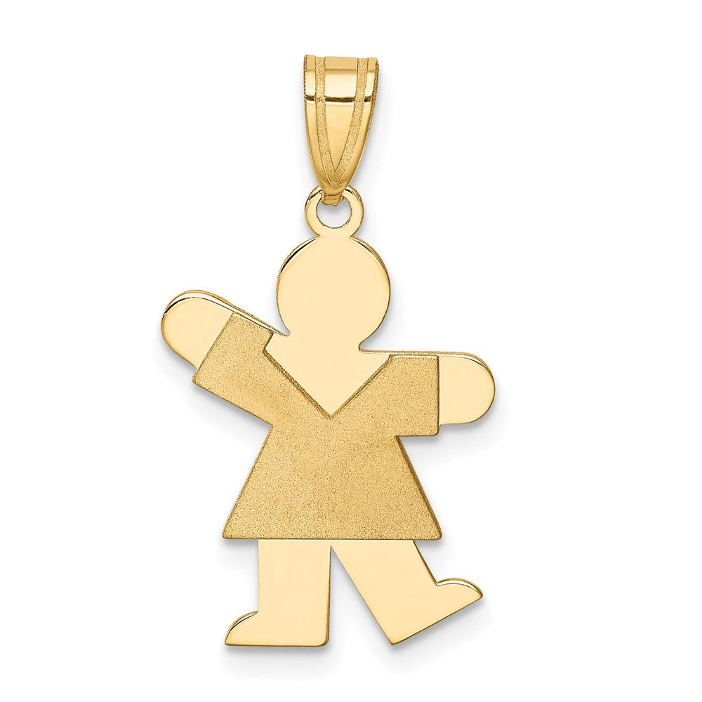14k Girl Charm