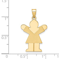 Load image into Gallery viewer, 14k Girl Charm
