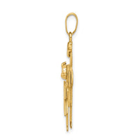 Load image into Gallery viewer, 14k Big Boy and Little Girl Engravable Charm
