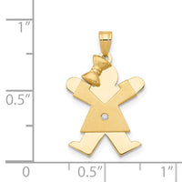 Load image into Gallery viewer, 14k VS Diamond Kid Pendant
