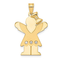Load image into Gallery viewer, 14k AA Diamond Kid Pendant

