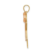 Load image into Gallery viewer, 14k Two-tone VS Diamond Kid Pendant

