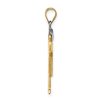 Load image into Gallery viewer, 14k Two-tone VS Diamond Kid Pendant
