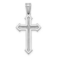 Load image into Gallery viewer, 14k White Gold Passion Cross Pendant
