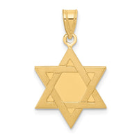 Load image into Gallery viewer, 14k Star of David Pendant
