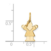Load image into Gallery viewer, 14k Mini Girl Love Charm
