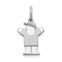 Load image into Gallery viewer, 14k White Mini Boy Love Charm
