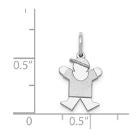 Load image into Gallery viewer, 14k White Mini Boy Joy Charm
