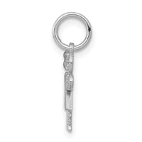 Load image into Gallery viewer, 14k White Mini Girl Hugs Charm
