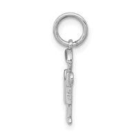Load image into Gallery viewer, 14k White Mini Boy Hugs Charm
